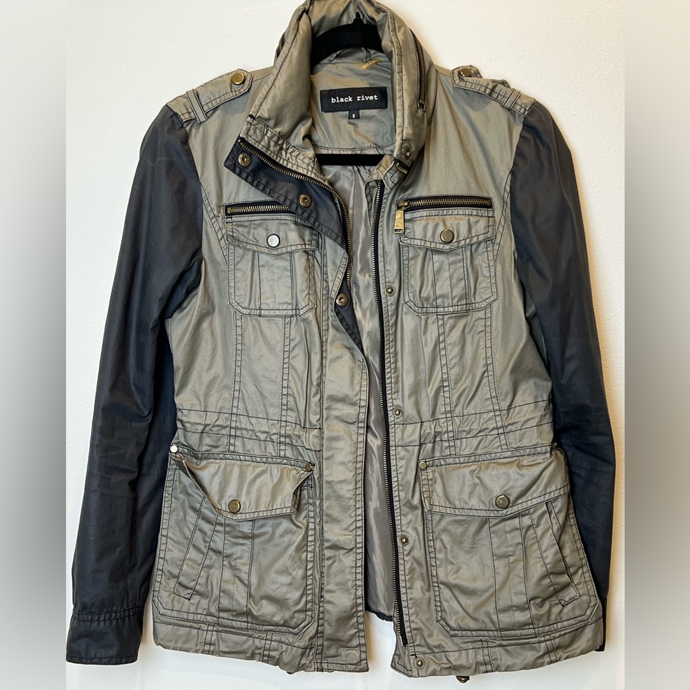 Black Rivet light jacket